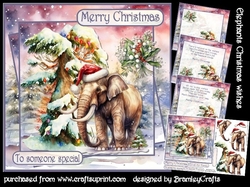 Elephants Christmas wishes