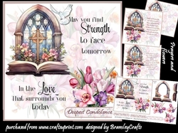Prayers and flowers