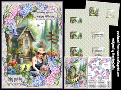 Out in the garden A5