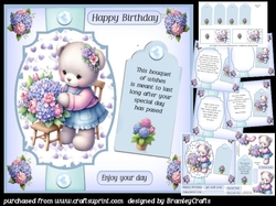 Hydrangea Bear sends greetings