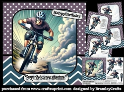 Every ride a=is a new adventure 7x7