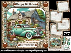 A vintage scene 7x7