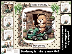 Gardening is thirsty work 8x8
