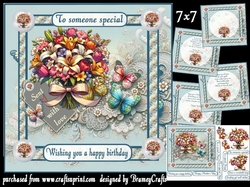 Floral wishes 7x7