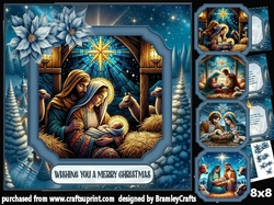 Christmas nativity 8x8