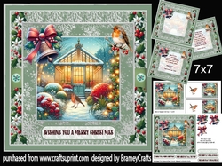 A Christmas garden 7x7