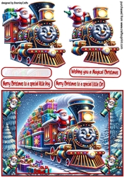 Santas train run A5