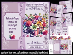 A box full of petals 8x8