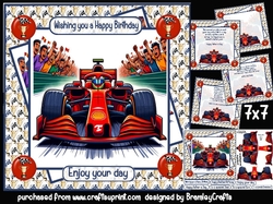 Formula one driving 7x7