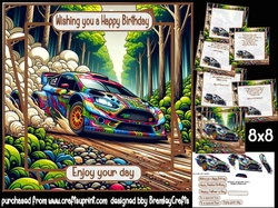 Rally Driving 8x8