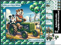 Tractor and trailer 8x8