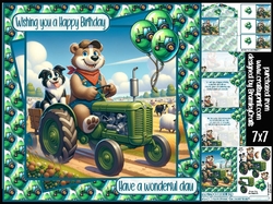 Tractor and trailer 7x7