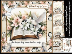 Doves and lilies Sympathy