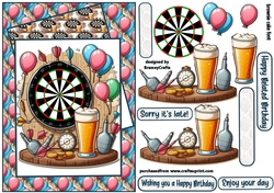 Birthday dartboard