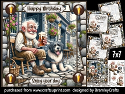 A pint on the cobbles