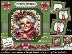 A glass of festive cheer