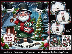 Bah Humbug 7x7