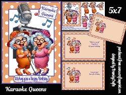 Karaoke Queens 5x7