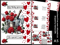 \red rose occasions A5