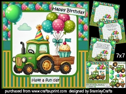 Birthday Tractor