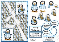 Baking Penguin Card Front