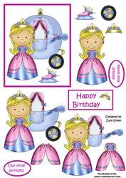 Little Princess Decoupage