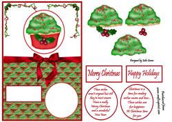 Christmas Pudding Card Front