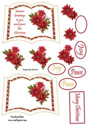 Christmas Open Book Toppers