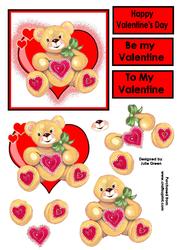 Cuddly Valentine Bear