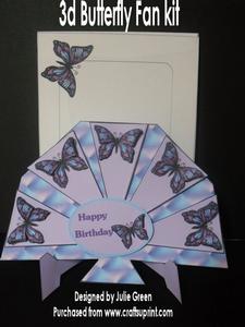 A Fan Full of Butterflies