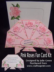 Pink Rose Fan Kit