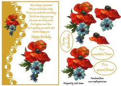 A Birthday Poppy