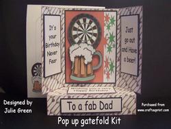 Beer and Darts Pop Up Kit