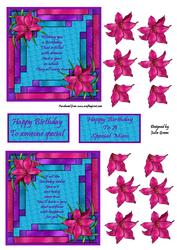 Stained Glass Lillies