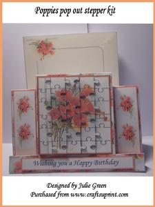 Jigsaw Pop Out Kit Poppies
