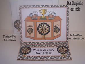 Darts Championship Easel Kit