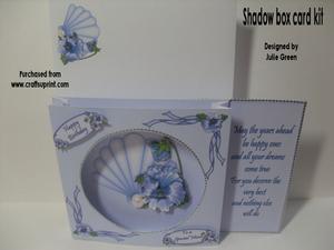 Pansy Shadow Box Card Kit