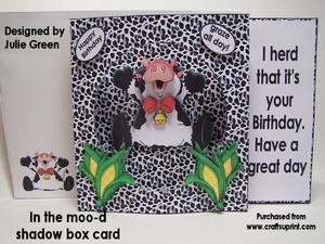 In the Moo-d Shadow Box Card Kit