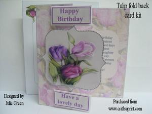 Tulip Foldback Birtday Kit