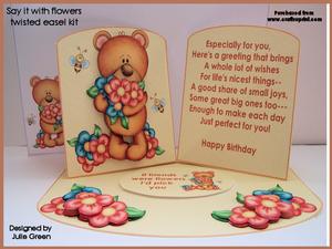 Say It with Flowers Easel Kit
