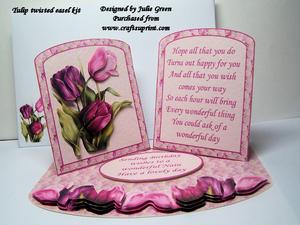 Tulip Twisted Easel