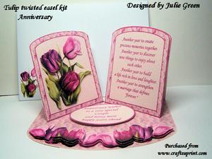 Tulips Anniversary Easel Kit