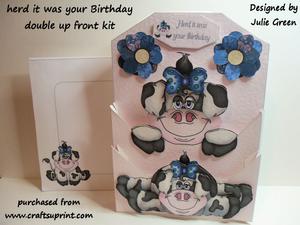 Herd It Was Your Birthday Double Up Front Kit