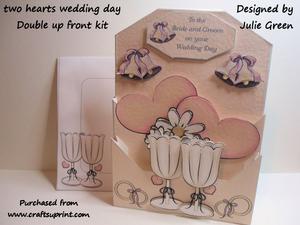 Two Hearts Wedding Day Double Up Front Kit