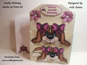 Have a Woofly Birthday Double Up Front Kit