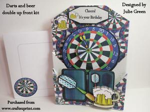 Darts and Beer Double Up Front Kit