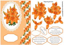 Lillies on Lace