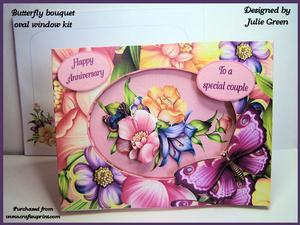 Butterfly Bouquet Oval Window Kit
