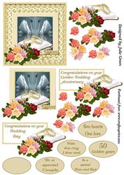 Golden Wedding Swans