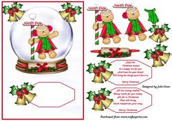 North Pole Globe